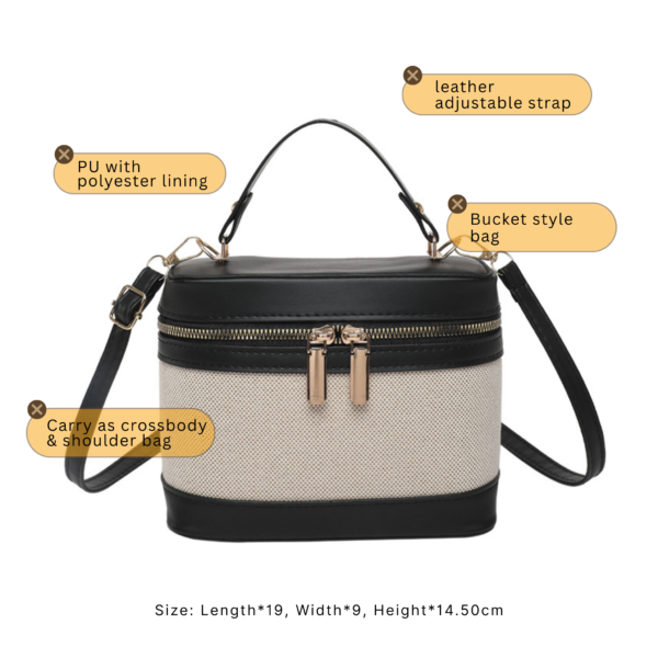Dual bucket bag