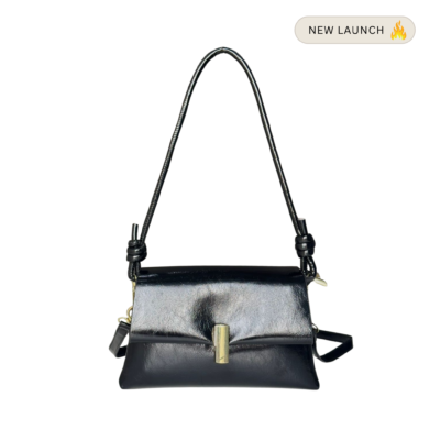 Texture double zipper strap