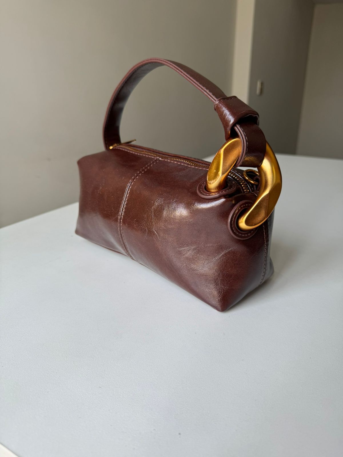 Dumpling shine leather Bag - Image 4