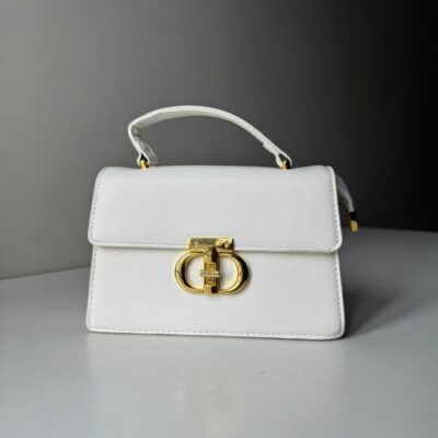white compact bag