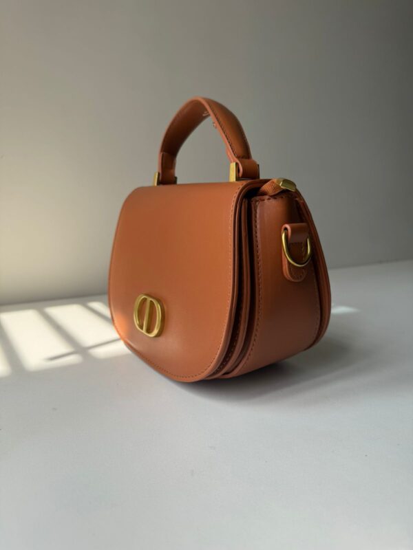 Mustard brown triplet bag