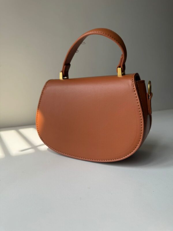 Mustard brown triplet bag