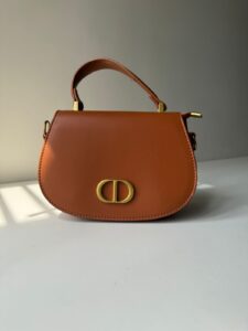 Mustard brown triplet bag
