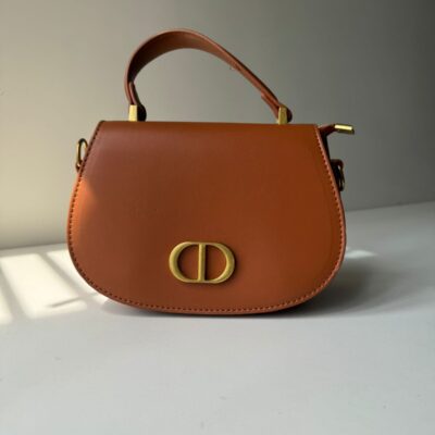 Mustard brown triplet bag