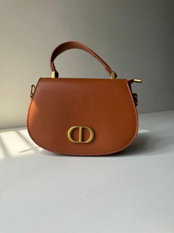 Mustard brown triplet bag
