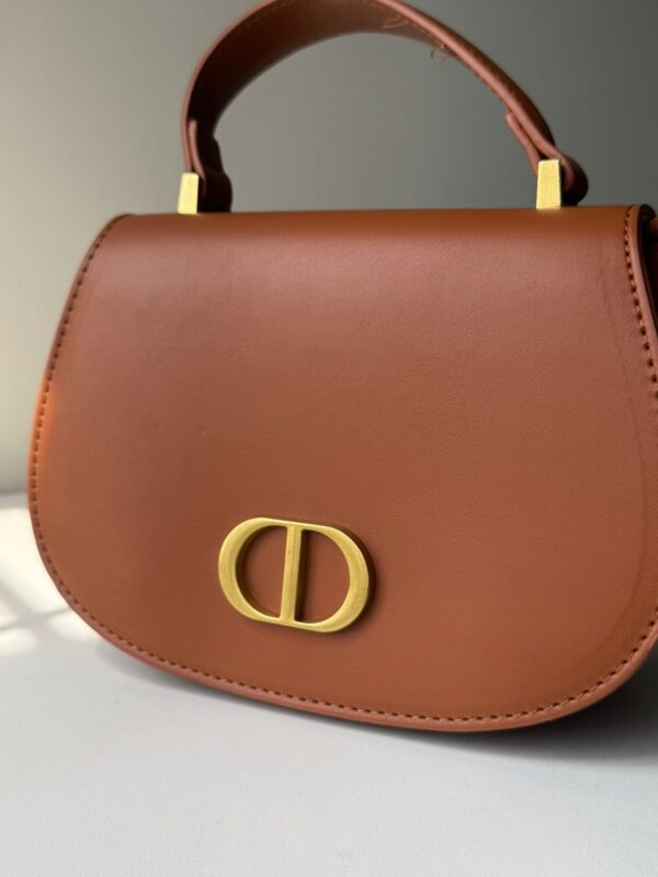 Mustard brown triplet bag