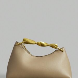 Minimalist Asymmetrical apricot color Bag Minimalist Asymmetrical apricot color Bag