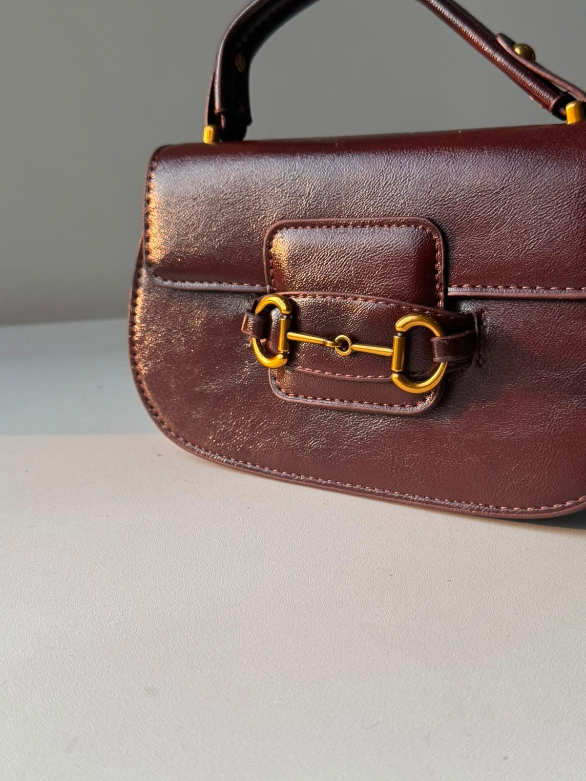 Shiny brown crossbody - Image 4