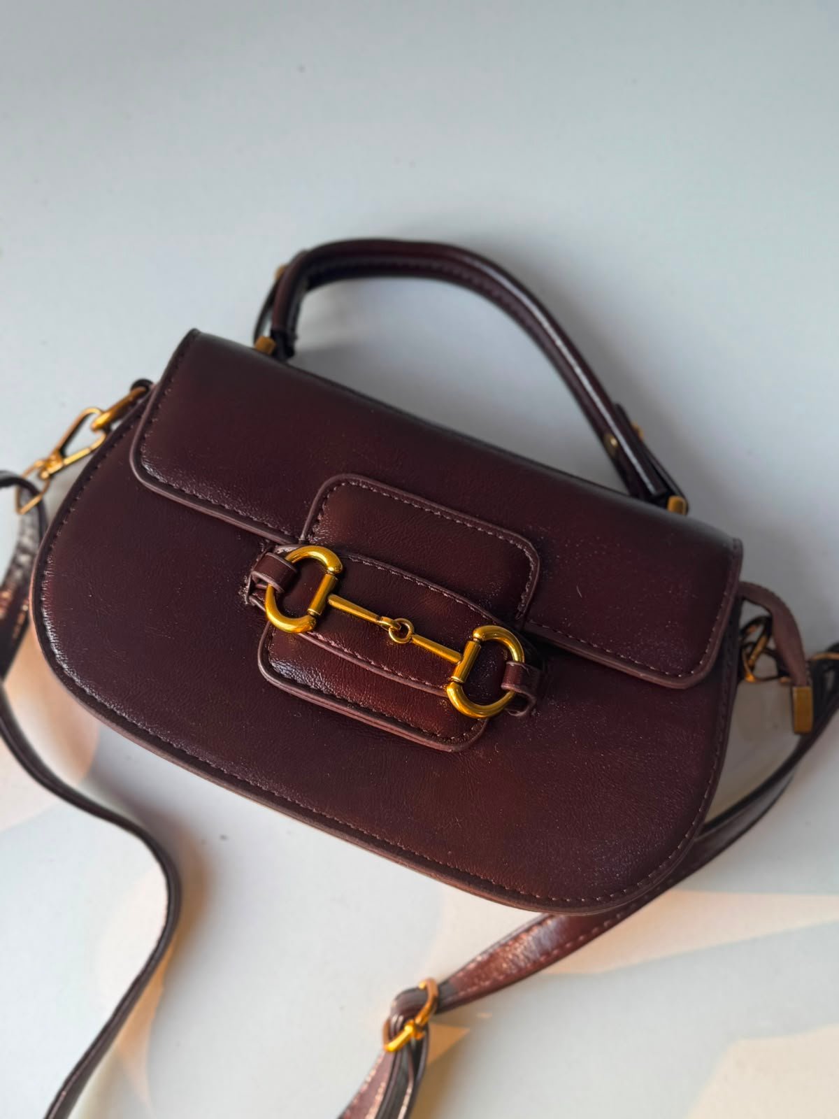 Shiny brown crossbody - Image 3